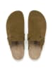 billowy Leren clogs kaki