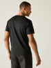 Regatta Funktionsshirt "Fingal Slogan" in Schwarz