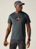 Regatta Funktionsshirt "Fingal Slogan" in Anthrazit