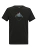 Regatta Shirt "Breezed" in Schwarz