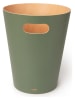 umbra Kosz "Woodrow" w kolorze zielonym na papier - 7,5 l