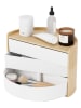 umbra Kosmetik-Organizer ''Moona'' in Weiß/ Beige - (B)18 x (H)27 x (H)15 cm