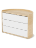 umbra Organizer "Moona" w kolorze biało-beżowym na kosmetyki - 18 x 27 x 15 cm