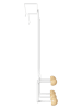 umbra Türgarderobe ''Estique'' in Weiß/ Beige - (B)39 x (H)30 x (T)10 cm
