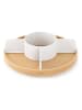 umbra Organizer obrotowy "Bellwood" w kolorze beżowo-białym - wys. 10 x Ø 30 cm