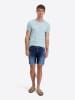 Timezone Spijkershort "Scotty" - slim fit - blauw
