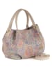 Mia Tomazzi Leder-Henkeltasche "Gonfalone" in Weiß- (B)24 x (H)21 x (T)13 cm