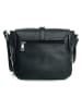 Lia Biassoni Leren schoudertas "Mella" zwart - (B)24 x (H)20 x (D)9 cm