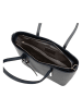 Lia Biassoni Leder-Schultertasche "Mallero" in Dunkelblau - (B)32 x (H)30 x (T)12 cm