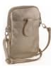 Lia Biassoni Leder-Handytasche "Paglia" in Gold - (B)15 x (H)20 x (T)1 cm