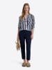 Timezone Bluse "Henley" in Dunkelblau