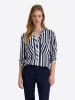 Timezone Bluse "Henley" in Dunkelblau
