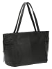 Liebeskind Berlin Skórzana torebka w kolorze czarnym - 36 x 30 x 14 cm