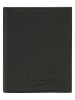 Liebeskind Berlin Leder-Geldbörse "Wally" in Schwarz - (B)8 x (H)10 x (T)1 cm