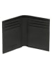 Liebeskind Berlin Leder-Geldbörse "Wally" in Schwarz - (B)8 x (H)10 x (T)1 cm