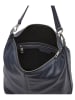 Liebeskind Berlin Skórzana torebka w kolorze granatowym - 40 x 32 x 13 cm