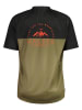 Maloja Fahrradtrikot "BarettiM. All Mountain" in Khaki/ Schwarz