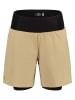 Maloja Trailrunningshort "ChanalM." beige/zwart
