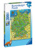 Ravensburger 200-delige puzzel "Kleurrijke kaart van Duitsland" - vanaf 8 jaar