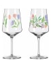 RITZENHOFF 2er-Set: Cocktailgläser "Sommertau Hugo" in Grün/ Blau/ Rosa - 544 ml