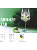 RITZENHOFF Cocktailglas "Sommertau Hugo" in Blau/ Pink - 544 ml
