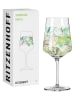 RITZENHOFF Cocktailglas "Sommertau Hugo" in Grün/ Türkis - 544 ml