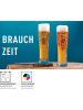 RITZENHOFF Szklanki (2 szt.) w kolorze niebiesko-czarnym do piwa pszenicznego - 646 ml