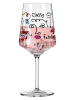 RITZENHOFF Cocktailglas "Online Fashion" in Schwarz/ Hellblau/ Rosa - 544 ml