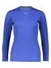 Mizuno Funktionsunterhemd "Mid Weight Crew" in Blau