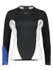 Mizuno Thermounterhemd  "VBody G1 Crew" in Schwarz/ Weiß/ Blau