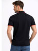 Geographical Norway Poloshirt "Karem" in Schwarz