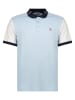 Geographical Norway Koszulka polo "Kedilim" w kolorze biało-błękitnym