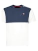 Geographical Norway Shirt "Jalo" in Weiß/ Dunkelblau