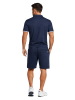 Geographical Norway Bermudy dresowe "Poliar" w kolorze granatowym