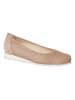 HASSIA Leder-Ballerinas in Beige