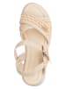 Patrizia Pepe Leder-Sandaletten in Beige
