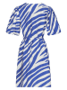 SisterS point Jurk blauw/wit