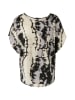 QS by S. Oliver Bluse in Lila/ Beige/ Schwarz