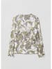 STEFANEL Blouse wit/geel/paars