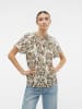Vero Moda Bluzka "Imma" w kolorze kremowo-oliwkowym