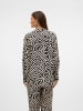Vero Moda Bluse in Schwarz/ Beige