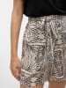 Vero Moda Szorty w kolorze kremowo-czarnym