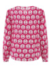 Zwillingsherz Bluse "Maritime Kreise" in Pink
