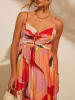 Milan Kiss Kleid in Rosa/ Aprciot/ Rot
