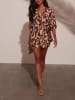 Milan Kiss Shorts in Braun/ Creme