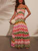Milan Kiss Kleid in Rosa/ Grün