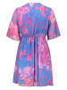miss goodlife Kleid in Blau/ Pink