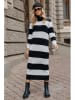 Makadamia Makadamia Lange Kleider (Maxi)  in schwarz_creme