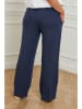 Curvy Lady Leinen-Hose "Valencia" in Dunkelblau