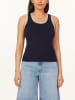 Scotch & Soda Top donkerblauw/wit